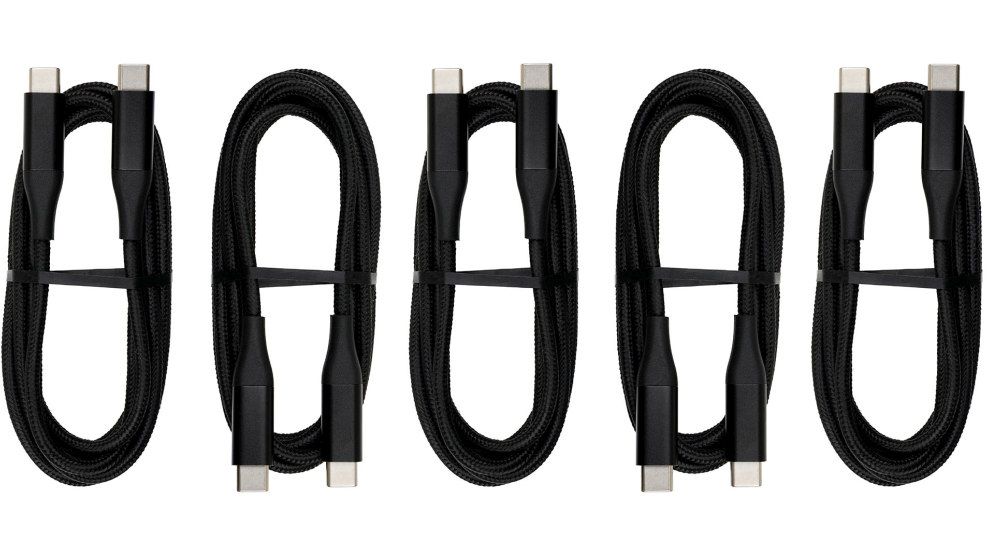 Brodit 217151 USB-C zu USB-C Ladekabel Set