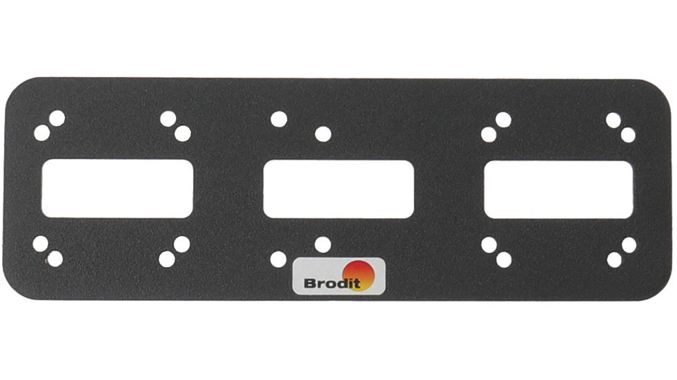 Brodit 216076 Plaque de montage, plaque d'extension