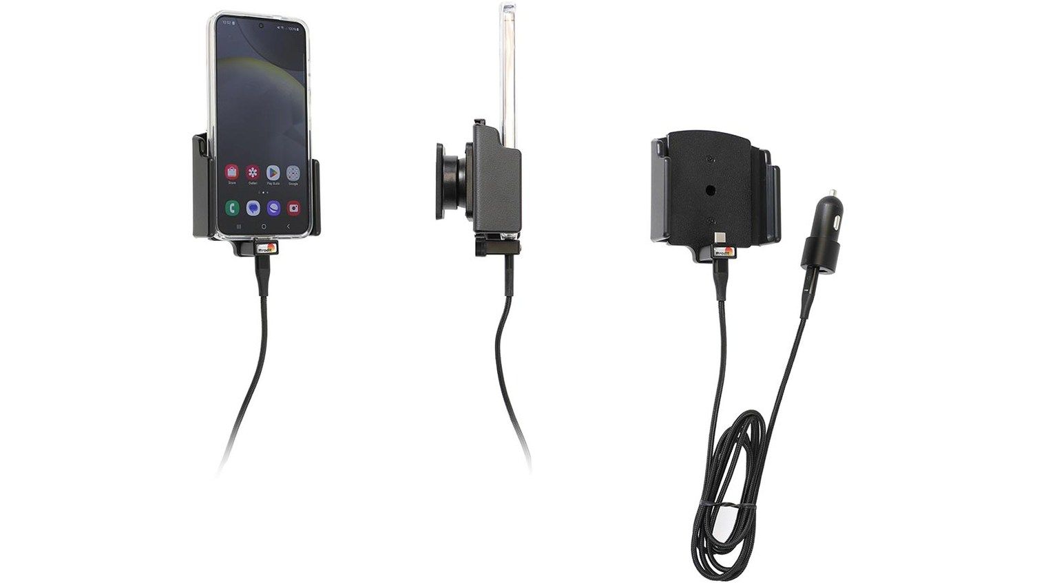 Brodit 721456 Universal Gerätehalterung USB-C Type mit Zigi-Plug