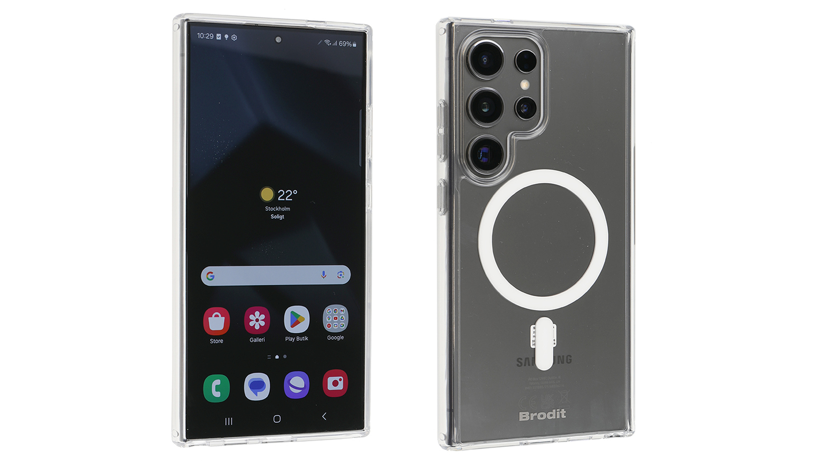 Brodit 216436 Housse pour Samsung Galaxy S24 Ultra