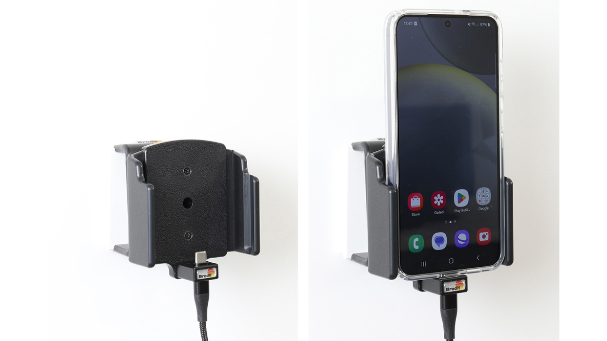 Brodit 721456 Support universel USB-C pour une installation fixe