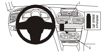 Brodit 854966 support voiture Mazda 3