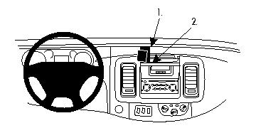 Brodit 213461 support voiture Nissan Primastar