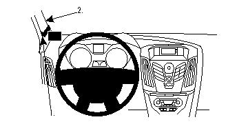 Brodit 804621 Autohalterung Ford Focus