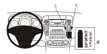 Brodit 853959 Autohalterung Kia cee'd