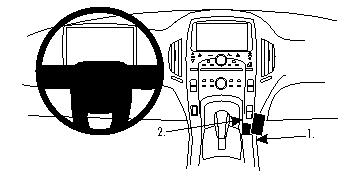 Brodit 854664 support voiture Chevrolet Volt