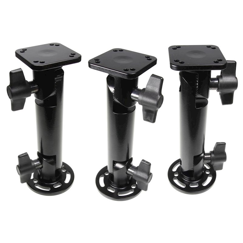 Brodit 215838 Support de socle avec écrou à oreilles 6"