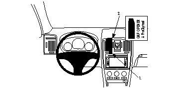 Brodit 854175 Autohalterung Cadillac BLS