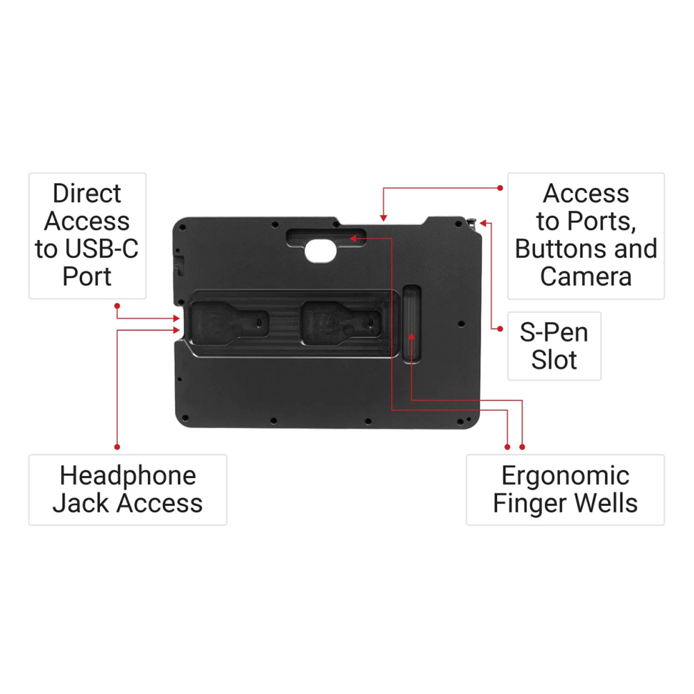 Brodit 216444 ModTek Hard Case Samsung Galaxy Tab Active 4 Pro