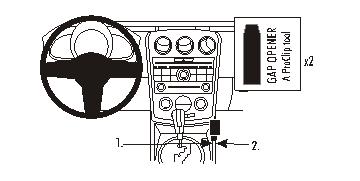 Brodit 833938 support voiture Mazda CX-7
