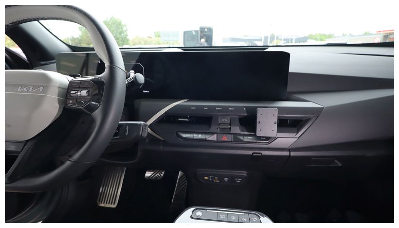 Brodit 856268 support voiture Kia EV5, 25- fixation à la console