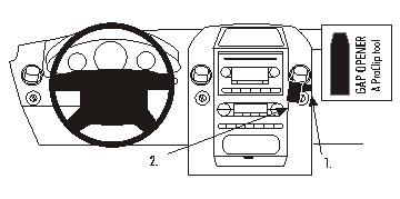 Brodit 853319 Autohalterung Ford F-Series 150