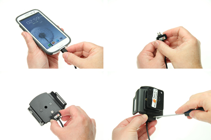 Brodit 521622 Support appareil Micro-USB