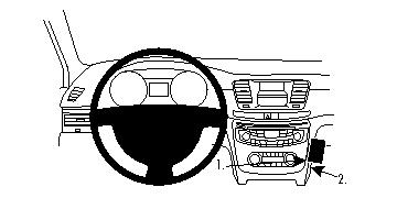 Brodit 854588 Autohalterung Peugeot 508