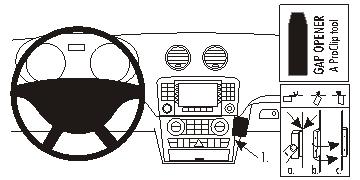 Brodit 853851 support voiture MercedesBenz GL-Clas