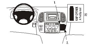 Brodit 853162 support voiture Toyota LandCruiser