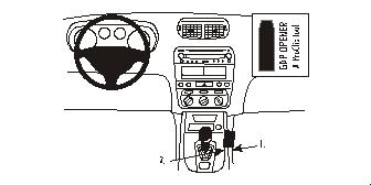 Brodit 852866 support voiture Alfa Romeo 147