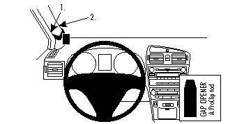 Brodit 804282 support voiture Toyota Avensis