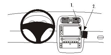 Brodit 853643 support voiture Chevrolet Corvette