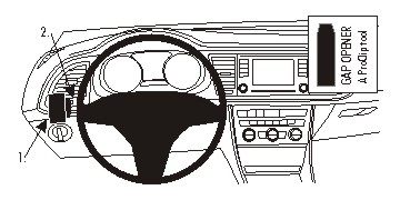 Brodit 804891 Autohalterung Seat Leon 13-