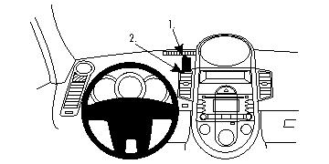 Brodit 854561 support voiture Kia Soul