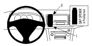 Brodit 853346 support voiture Subaru Legacy