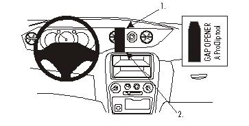 Brodit 852939 Autohalterung Daihatsu YRV