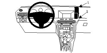 Brodit 213443 support voiture Opel Astra