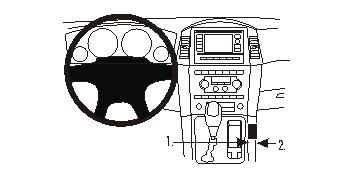 Brodit 833699 Autohalterung Jeep Commander