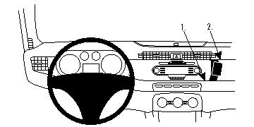 Brodit 854585 support voiture Alfa Romeo Giulietta