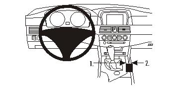 Brodit 833379 Autohalterung BMW 520-545/M5 E60 E61