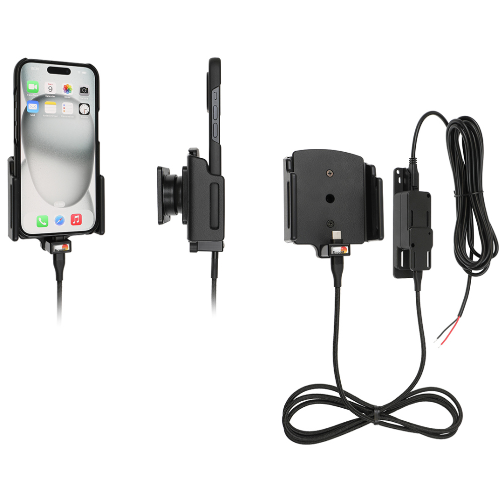 Brodit 727370 Autohalterung Apple, iPhone 15-17 & 15-17 Pro