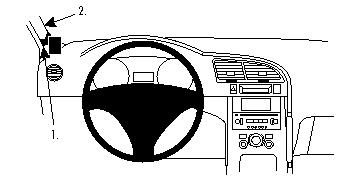 Brodit 804346 support voiture Peugeot 3008