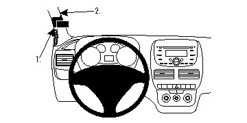 Brodit 804695 support voiture Fiat Doblò
