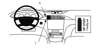 Brodit 852910 support voiture Renault Laguna