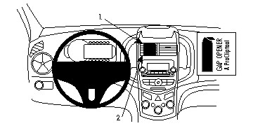 Brodit 854680 Autohalterung Chevrolet Aveo