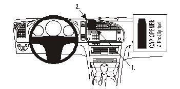 Brodit 853086 Autohalterung Saab 9-3