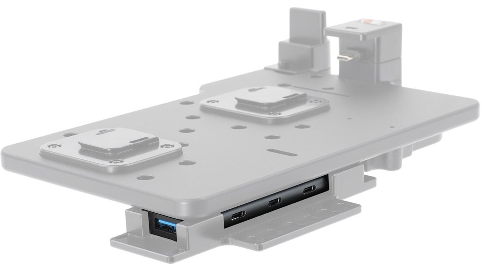 Brodit 217165 USB-C 3-Port Erweiterungs Hub