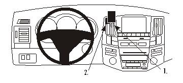 Brodit 853486 support voiture Lexus RX Series