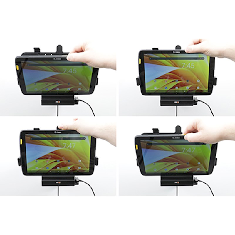 Brodit 713325 support fix Zebra ET4x 10" SANS housse de protection, avec fonction de charge avec USB-Host