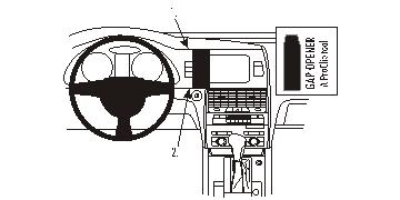 Brodit 853812 support voiture Audi Q7