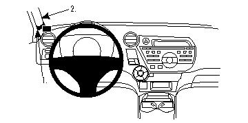 Brodit 804313 support voiture Honda Insight