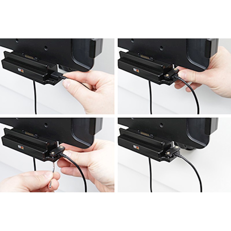 Brodit 713326 Gerätehalterung Zebra ET4x 10" Ladefunktion mit USB-Host