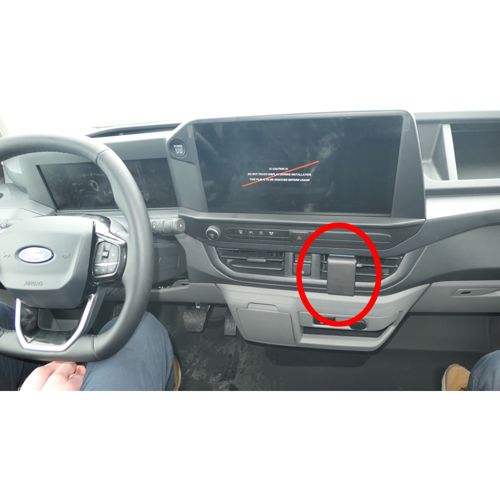 pour support voiture Ford Transit + Tourneo Custom année 24- et VW T7 Transporter/Pickup + T7 Caravelle année 25-