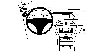 Brodit 804615 support voiture MercedesBenz C-Class