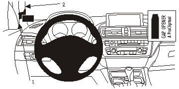 Brodit 804741 Autohalterung BMW 3-series F30, F31
