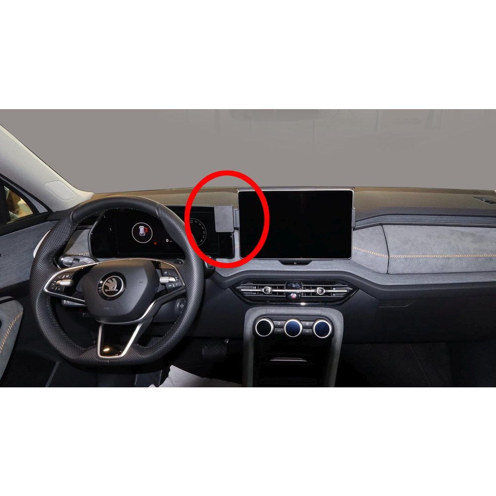 Brodit 856109 support voiture Skoda Kodiaq, 24-, fixation à la console