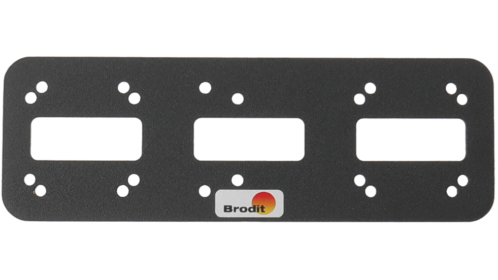 Brodit 216076 Plaque de montage, plaque d'extension