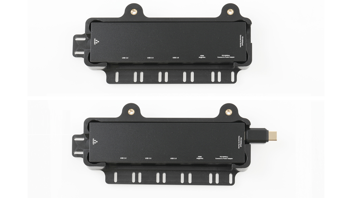 Brodit 217184 Hub USB-C 4K à 6 ports avec cache