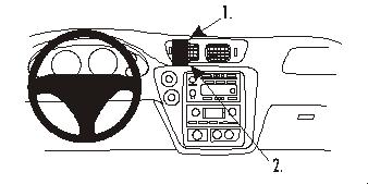 Brodit 852949 Autohalterung Chevrolet Trail Blazer